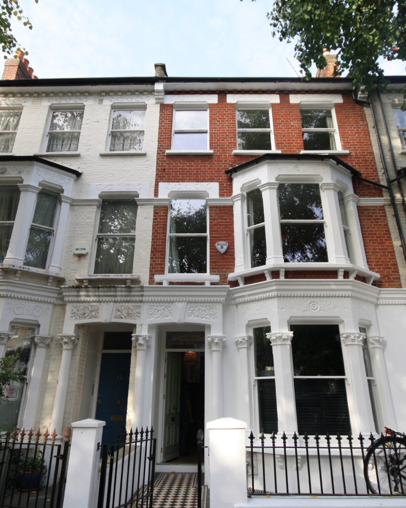 W6 - Hammersmith - Timber Sash Windows and Entry Door - Terraced House