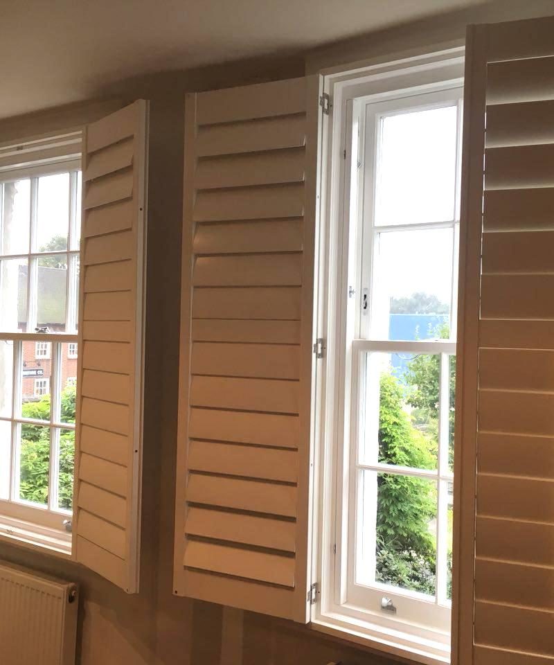 SW8 - Battersea - Timber Sash Windows and Plantation Shutters